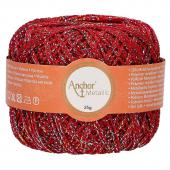 Anchor Metallic 25gr - piros - ezüst (4) - Anchor Metallic