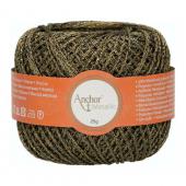 Anchor Metallic 25gr - világosbarna - fekete (4) - Anchor Metallic