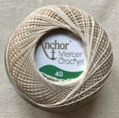 Anchor mercer crochet 40/20gr - világos bézs (10) - 40/20gr