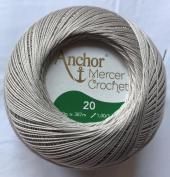 Anchor mercer crochet 20/50gr - szürke (4) - 20/50gr