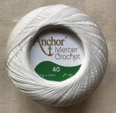 Anchor mercer crochet 40/50gr - törtfehér (4) - 40/50gr