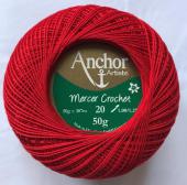 Anchor mercer crochet 20/50gr - piros (4) - 20/50gr