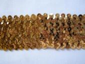 Gumis flitter szalag (arany) - Gumis flitter