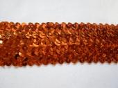 Gumis flitter szalag (narancs) - Gumis flitter