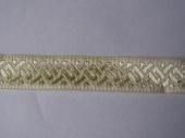 Íjász szalag -fonott 1,5cm (vajszín-arany) - Íjász