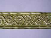 Íjász szalag -csiga 3cm (zöld-arany) - Íjász