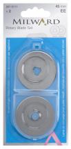 Körkés penge szett, Patchwork, 45 mm átmérő (2 db) - Körkések, pengék