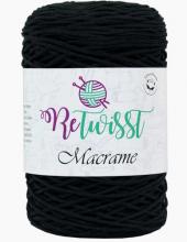Chainy Cotton/Macrame fekete  (6) - Chainy Cotton 