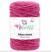 Chainy Cotton/Macrame sötétrózsaszín (6) - Chainy Cotton 