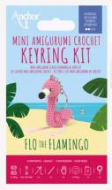 Anchor amigurumi Mini kulcstartó horgoló szett - Flo a flamingó - Amigurumi készletek