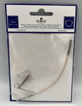 DMC cserélhető elforgó végű damil kötőtűhöz - 13 cm - DMC cserélhető eforgóvégű kötőtű