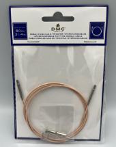 DMC cserélhető elforgó végű damil kötőtűhöz - 80cm - DMC cserélhető eforgóvégű kötőtű