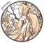Alfons Mucha - Január - Via