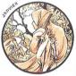 Alfons Mucha - Január - Via