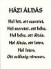 Házi áldás - Via