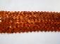 Gumis flitter szalag (narancs) - Gumis flitter