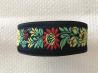 Matyó szalag 33mm fekete - Matyó szalag